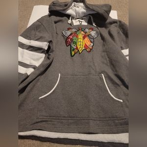 XL NHL BLACKHAWKS LACER